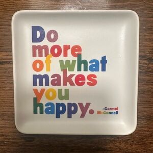 Inspirational Quote Square Tray